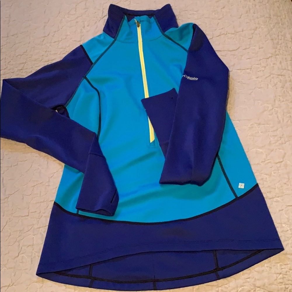 Columbia titanium longsleeve bike jersey medium